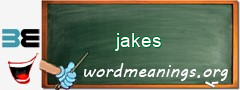 WordMeaning blackboard for jakes